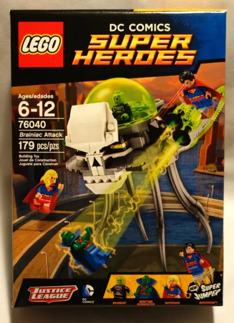 LEGO DC Comics Super Heroes: Brainiac Attack (76040) - NEW/SEALED/RETIRED