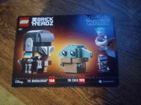 LEGO Star Wars BrickHeadz The Mandalorian & the Child 75317 295pc 10+