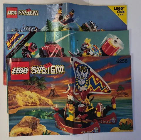 LEGO 6256 Islander Catamaran Manual Vintage Pirates Islanders 1994