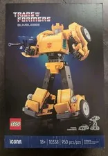 LEGO Icons Transformers Bumblebee Collectible Figure Set 10338 | Brand New | NIB
