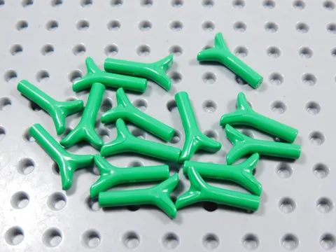 LEGO Lot of 15 Bright Green Stems Plants Minifig BG