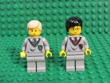 Lot of 2 LEGO minifigures Draco Malfoy + Harry Potter 4711 4709 4735 HD68