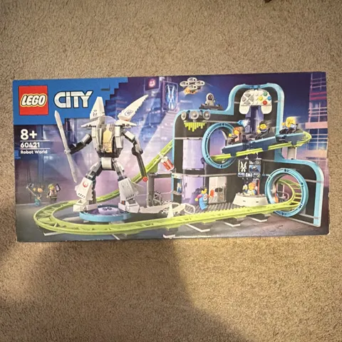 LEGO City: Robot World Roller-Coaster Park (60421) Brand New Sealed