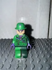 Lego SH0088 - The Riddler - Green and Dark Green Zipper Outfit