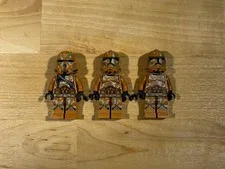 Lot of 3 Lego Star Wars Geonosian Clone Troopers Airborne 75089 (READ)