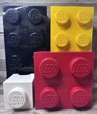 Lot Of 4 Lego Storage Containers