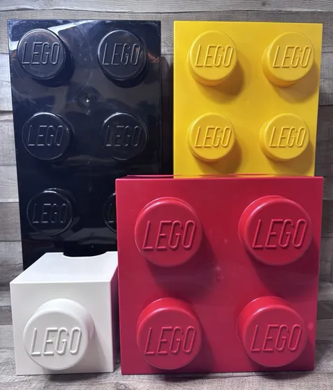 Lot Of 4 Lego Storage Containers