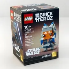 ✅ NISB LEGO Ashoka Yano BrickHeadz # 150, Star Wars Set 40539 NEW IN SEALED BOX
