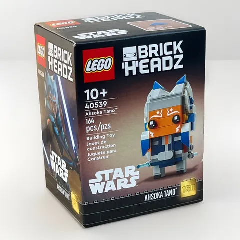 ✅ NISB LEGO Ashoka Yano BrickHeadz # 150, Star Wars Set 40539 NEW IN SEALED BOX
