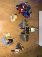 Lego Marvel 6865 Captain America's Avenging Cycle Complete