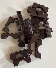 LEGO 3659 Reddish Brown Arch 1 x 4 (x2)