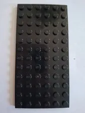 No 440.  1x Lego plate 6x12.  3028 Black