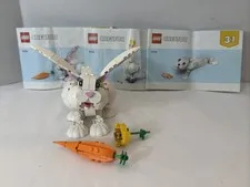 Lego Creator White Rabbit - Set #31133 - 100% Complete W/ Manuals - Seal, Parrot