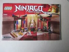 Lego System Building Instructions Instruction Ninjago 70651 Masters of Spinjitzu
