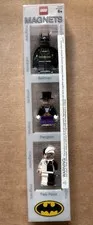 LEGO 4493780 DC Minifig Magnet Set 2006 Batman Penguin Two-Face New NOS Vintage