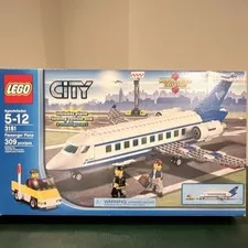 LEGO City Airport: Passenger Plane #3181 (100% COMPLETE) w/ box + instructions