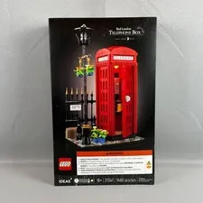 Lego Ideas #21347 Red London Telephone Box Retired Brand New Factory Sealed