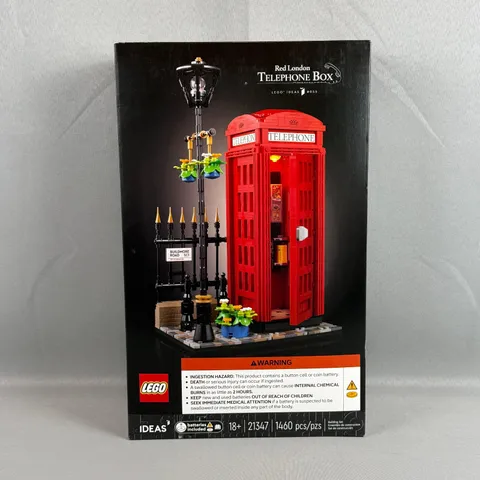 Lego Ideas #21347 Red London Telephone Box Retired Brand New Factory Sealed