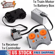 Power Functions 4pcs Battery Box Train Motor IR Receiver Controlled For Lego Set