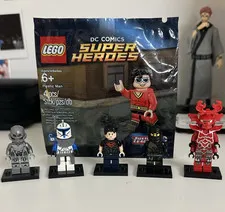 RARE lego fig lot *2014 superboy*, P1 Rex, ColeDX, Ultron, Kozu, Sealed PB
