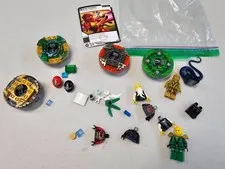Lego Ninjago Lot (Lego Spinjitzu) Figures, Parts, Card, Snakes & More!)