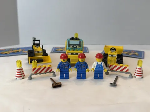 Lego Town - Construction Crew - Set #6565 - 100% Complete W/ Manuals - Vtg 1997
