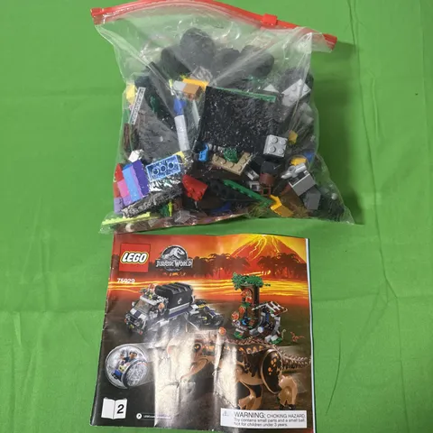 LEGO Jurassic World: Carnotaurus Gyrosphere Escape (75929) Pre-Owned SEE DESCRIP