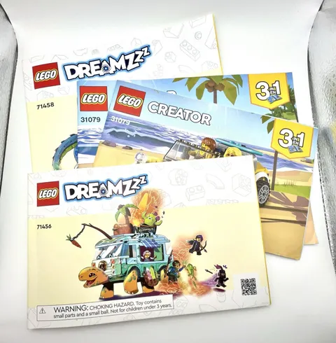 LEGO manual lot Deamzzz and Creator Booklets only