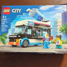 LEGO City Penguin Slushy Van 60384 CITY 194 pcs 5+ Box Penguin Boy