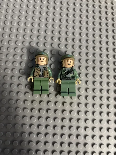 Lego Star Wars Minifigure Endor Rebel Lot Of 2