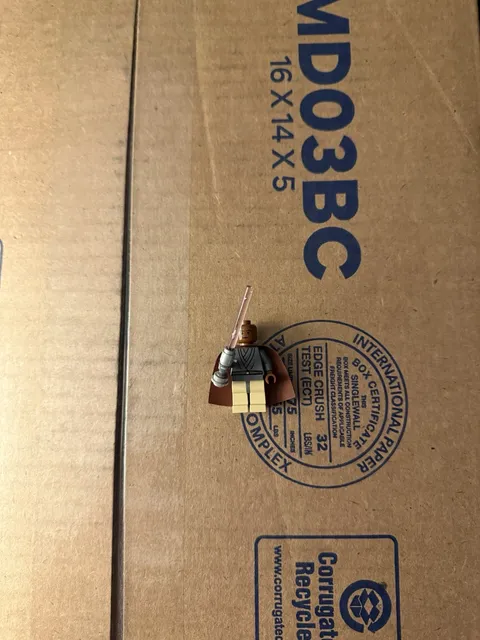 LEGO Star Wars Mace Windu Light-up Lightsaber Minifigure sw0133 7261 Works VGUC