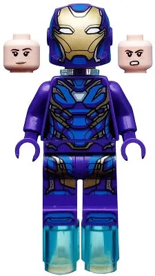 LEGO® Minifigure Super Heroes sh0610 Rescue (Pepper Potts) Dark Purple Armor