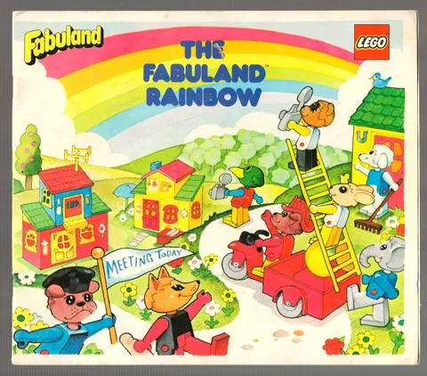 Lego The Fabuland Rainbow Story Book & 33 1/3 Record 1982 Hard to Locate