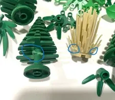 LEGO Greenery Plant Parts Pieces trees shurbs bushes leaves