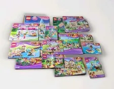 LEGO FRIENDS Instruction Manuals: Lot of 16 Booklets, 41007 41055 3063 And More