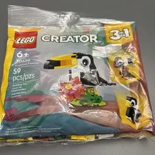 LEGO 30688 - Creator 3 in 1 TROPICAL TOUCAN Polybag GWP Set - BRAND NEW!