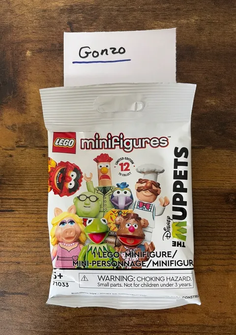 LEGO Gonzo The Muppets Minifigure 71033 CMF (Opened to Verify) (USA-Tariff FREE)