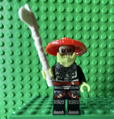 2023 Lego Ninjago Bone Hunter Minifigure 71783 Core Skeleton 71785 71786 Axe Hat