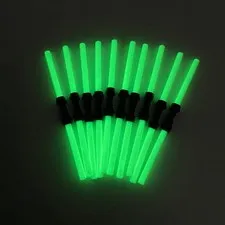 10 Glow In The Dark Double Bladed Lightsaber Lego Weapon  Minifig Is Not Incl
