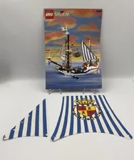 Lego Armada Flagship Cloth Sails & Instructions Manual 6280 6291 Sailbb02
