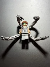 Lego Marvel Minifigure Dr. Octopus Otto Octavius Bluish Gray 4857 Spider-man