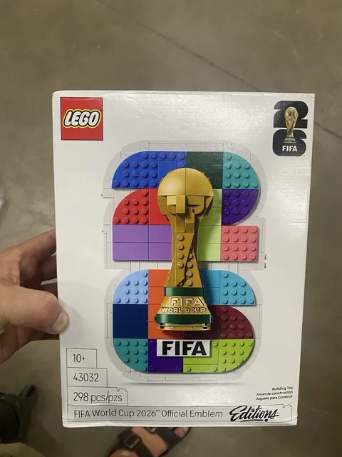 LEGO Editions FIFA World Cup 2026 Official Emblem Set #43032 – 298 Pieces,