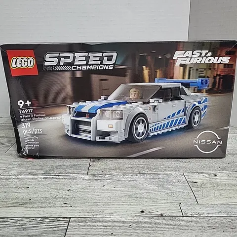LEGO SPEED CHAMPIONS: 2 Fast 2 Furious Nissan Skyline GT-R (R34) (76917) NIB