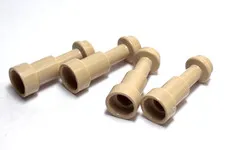 Lego - Minifigure Utensil - Lot of 4 - Light Tan, Telescope