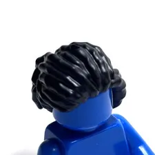 Lego - Minifigure Hair - Black, Dreadlocks, Ponytail