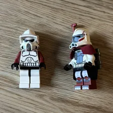 LEGO Star Wars Arc & Arf Clone troopers, no cracks good condition