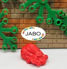 ( S12 / 9 / 13 ) LEGO 15677 Mini Doll Hair Female Long Wavy Red