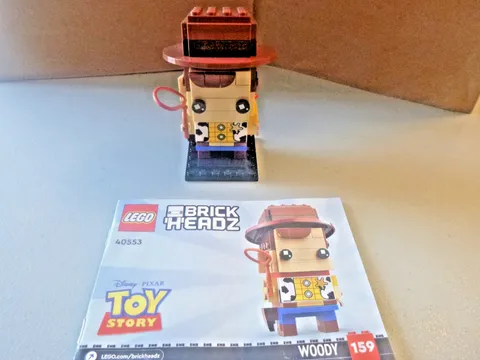 Lego #40553 - Brickheadz - Woody #159 w/ Manual - 100% Complete