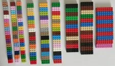 LEGO lot of 125 Bricks Only, 2x2, 2x3, 2x4, 2x6, 2x8. As Shown, not random.
