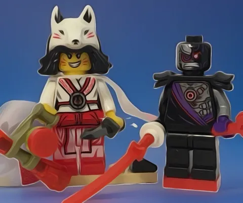 WARRIOR NINDROID NINJAGO LEGO + AKITA WARRIOR ( p) D